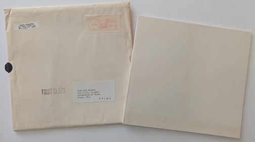 Art Catalog Ephemera MONIKA WEHRENBERG, 1973 Lines and Numbers