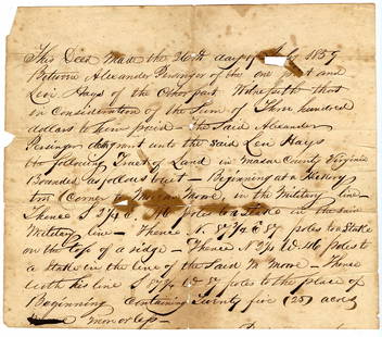 Antique 1859 Deed Document: The provenance is from a deceased collector in Palm Beach. We have included quality images to show it's actual condition. This lot is located in Boca Raton, Fl and its shipment will be made directly b