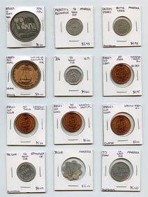 Scarce Set 12 Vintage Token Collection OPPORTUNITY!