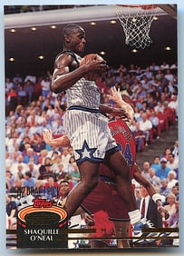 Shaquille O'Neal Orlando Magic 1992-93 Topps Stadium Club RC #247 Card