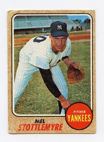 1968 Topps #120: MEL STOTTLEMYRE "New York Yankees"