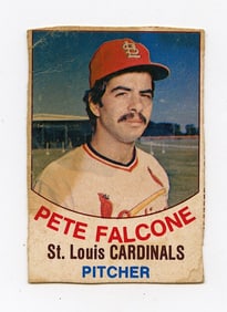 PETE FALCONE 1977 Hostess TWINKIES CARDINALS baseball card #24