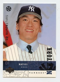 2002-03 UD Superstars 156 Hideki Matsui Rookie RC Yankees 2003