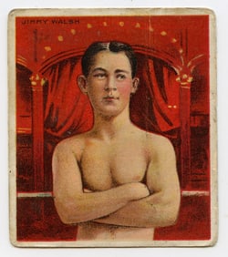 1910 Boxer Jimmy Walsh - #50 Champion Athlete Boxing Card