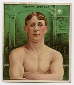 1910 Boxer Tommy O'Toole - #70 Champion Athlete Boxing Card