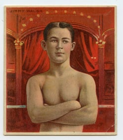 1910 Boxer Jimmy Walsh - Hassan Boxing Card