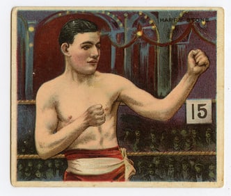 1910 Boxer Harry Stone - Hassan Boxing Card