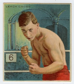 1910 Boxer Leach Cross - Hassan Boxing Card