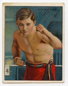 1910 Boxer Billy Papke - Honest Boxing Card