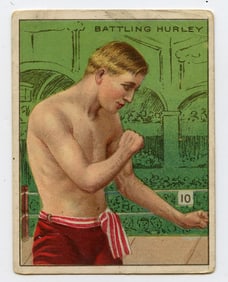 1910 Boxer Philadelphia Battling Hurley - Honest Boxing Card