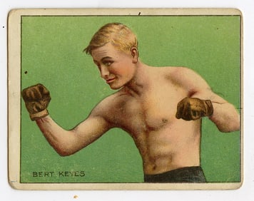 1910 Boxer Bert Keyes - Honest Boxing Card