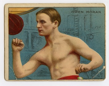 1910 Boxer Owen Moran - Honest Boxing Card