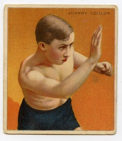 1910 Boxer Johnny Coulon - Mecca Boxing Card