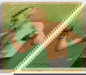 1910 Boxer  Bert Keyes -  Mecca Boxing Card: The provenance is from a deceased collector in Palm Beach. We have included quality images to show it's actual condition. This lot is located in Boca Raton, Fl and its shipment will be made directly b