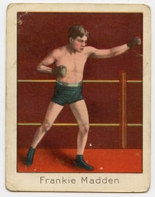 1910 Boxer Frankie Madden - Mecca Boxing Card
