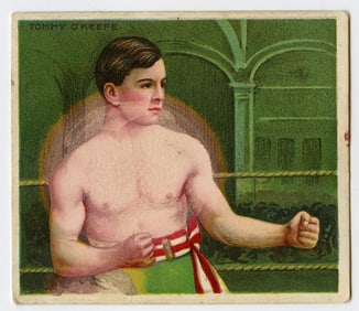 1910 Boxer Tommy O'Keefe - Mecca Boxing Card