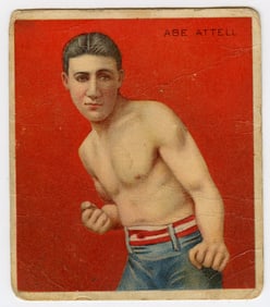 1910 Boxer Abe Attell - Mecca Boxing Card