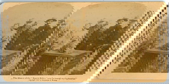 Rare Real Photo Stereoview Spanish & Phillipine-American War
