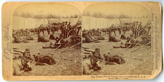 Rare Real Photo Stereoview Spanish & Phillipine-American War