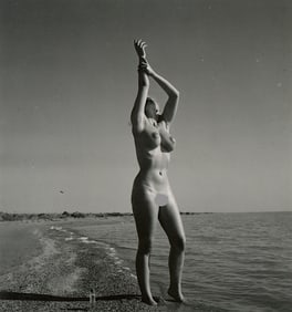 ANDRÉ DE DIENES Vintage Photo 1950s-1960s Nude Study