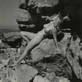 ANDRÉ DE DIENES Vintage Photo 1950s-1960s Nude Study