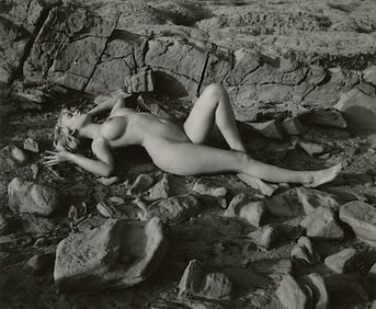 ANDRÉ DE DIENES Vintage Photo 1950s-1960s Nude Study