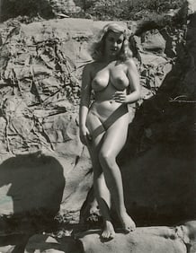 ANDRÉ DE DIENES Vintage Photo 1950s-1960s Nude Study