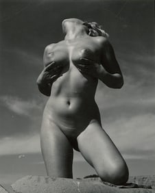 ANDRÉ DE DIENES Vintage Photo 1950s-1960s Nude Study