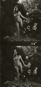 ANDRÉ DE DIENES Vintage Photo 1950s-1960s Nude Study