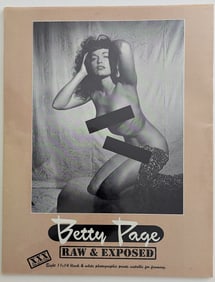 Betty Page Raw & Exposed - Eight 11" x 14" Photographic Prints