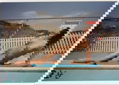 Pin Up Kodak Print Photo Naturalism Nude 3.5" x 5" Ca 1970s - 1990s