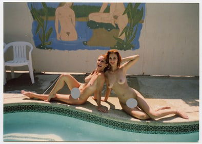 Pin Up Kodak Print Photo Naturalism Nude 3.5" x 5" Ca 1970s - 1990s