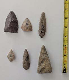 Authentic Antique Native American Artifact Museal Lot
