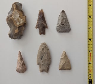 Authentic Antique Native American Artifact Museal Lot