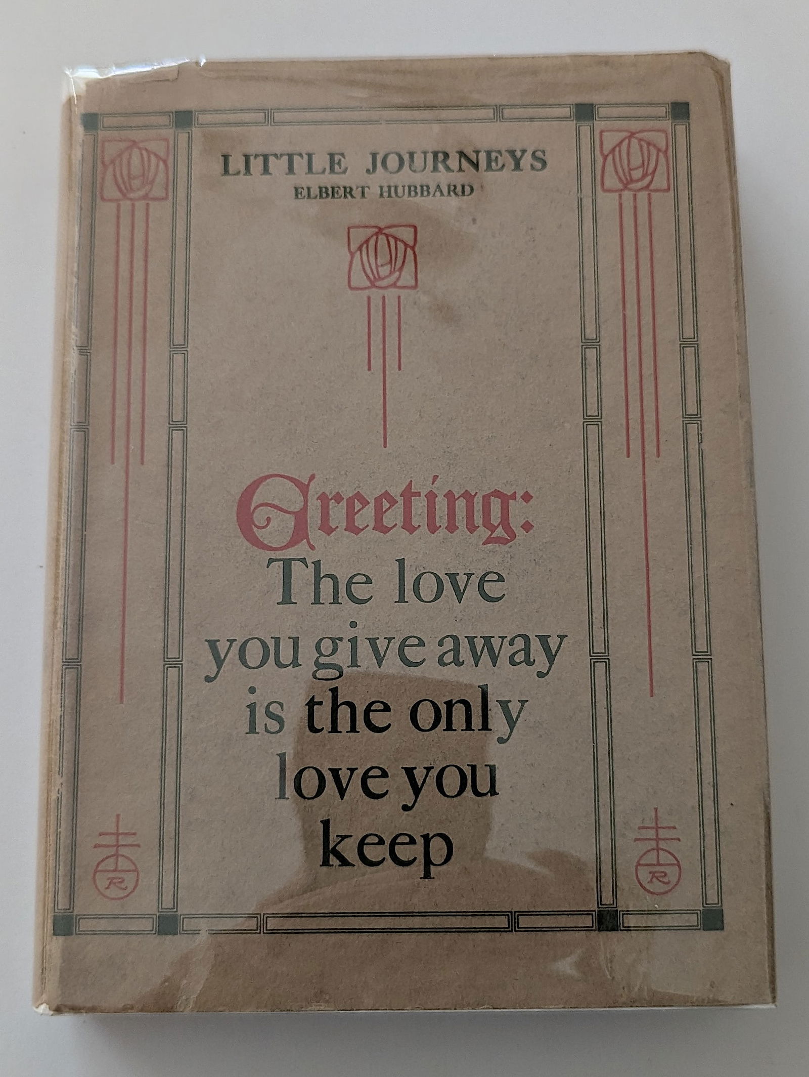 Little Journeys To The Home of Great Teachers Volume XXII, 1908: By Elbert Hubbard. This lot comes from the estate of a dedicated collector during many years. Her collection has been meticulously stored since its acquisition. Several of her collectibles have been a