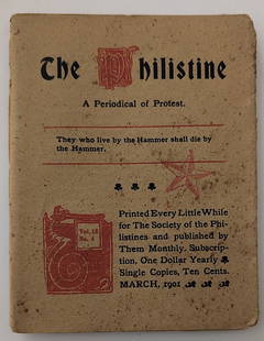The Philistine A Periodical of Protest Series of 1901: This lot comes from the estate of a dedicated collector during many years. Her collection has been meticulously stored since its acquisition. Several of her collectibles have been acquired in the past
