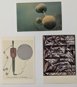 Vintage Scarce / Rare  Set 3 Art Postcards