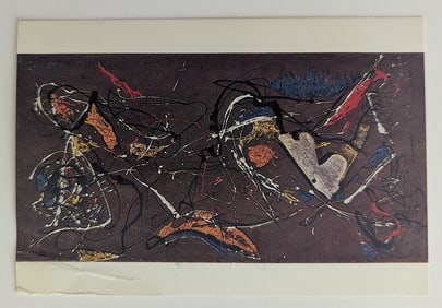 Vintage Postcard Museet Stockholm JACKSON POLLOCK