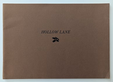 Hamish Fulton : Hollow Lane (English), 1971