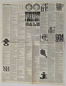 FLUXUS ANTHOLOGY. 1989 Whitney Museum of American Art