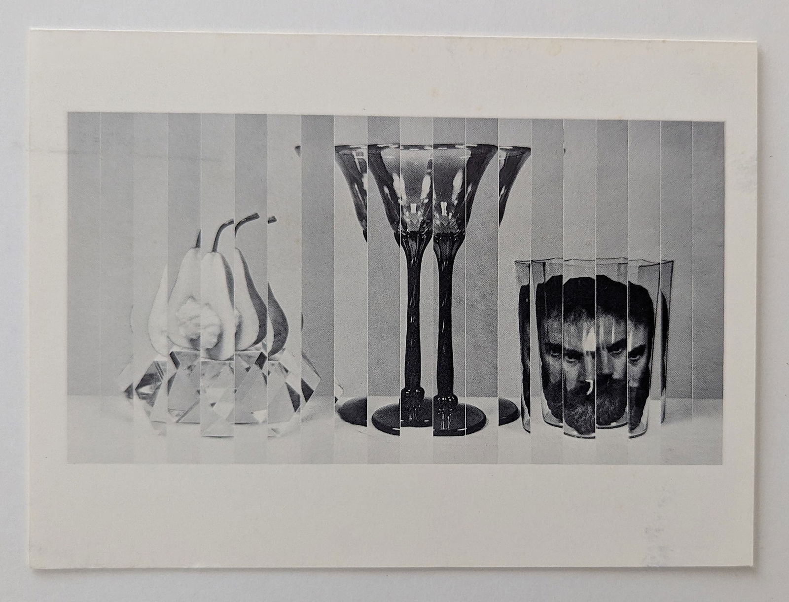 Vintage Exhibit Invitation LUCAS SAMARAS The Pace Gallery, 1984: The provenance of this lot is from the estate of a deceased formal art collector in Miami, FL. We have included quality images to show it's actual condition. This lot is located in Boca Raton, Fl and