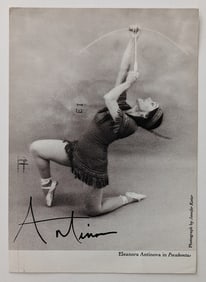 Eleanora Antinova in Pocahontas Card Ronald Feldman Fine Arts, 1980