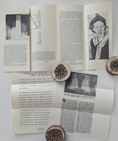 Vintage Rare Modern Art Ephemera Ca. 1978