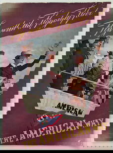 Historical Aviation Vintage Catalogue AMERICAN AIRLINES, INC.: The provenance of this lot is from the archives of a deceased collector in Palm Beach. We have included quality images to show it's actual condition. This lot is located in Boca Raton, Fl and its ship