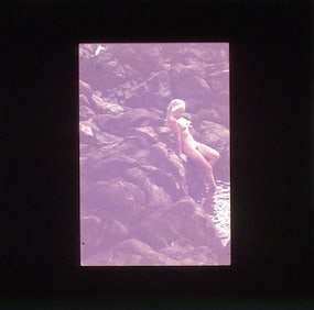 Vintage 20th C. 35mm Art Slide American Naturalism Nudism