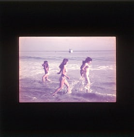 Vintage 20th C. 35mm Art Slide American Naturalism Nudism