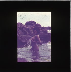 Vintage 20th C. 35mm Art Slide American Naturalism Nudism