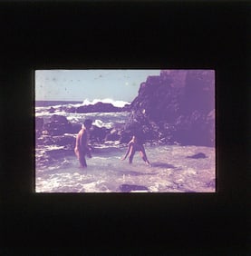 Vintage 20th C. 35mm Art Slide American Naturalism Nudism