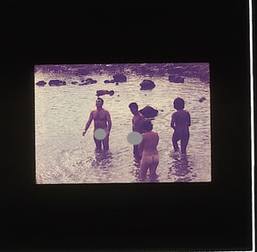 Vintage 20th C. 35mm Art Slide American Naturalism Nudism