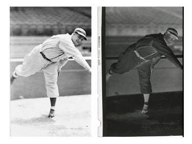 Vintage 1937 Defender Negative - Professional Baseball Player